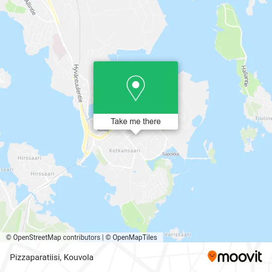 Pizzaparatiisi map