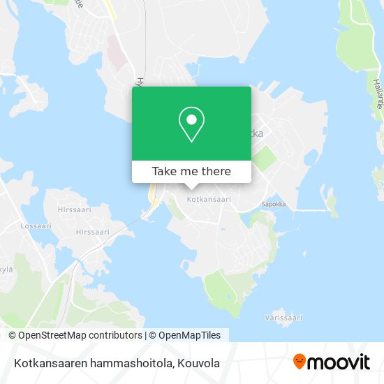 Kotkansaaren hammashoitola map