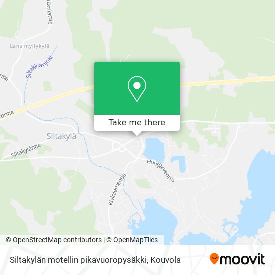 Siltakylän motellin pikavuoropysäkki map