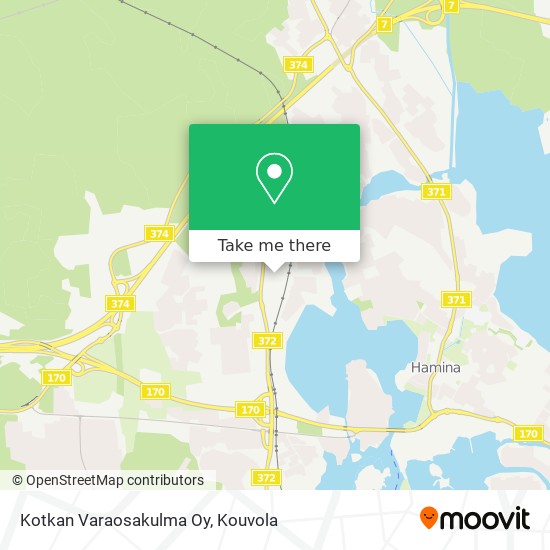 Kotkan Varaosakulma Oy map