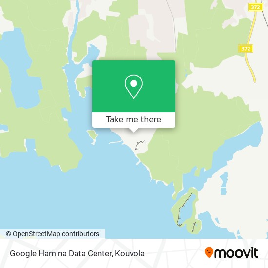 Google Hamina Data Center map