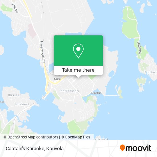 Captain's Karaoke map