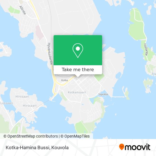 Kotka-Hamina Bussi map