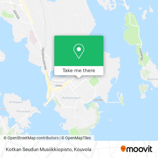 Kotkan Seudun Musiikkiopisto map
