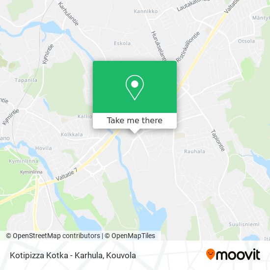 Kotipizza Kotka - Karhula map