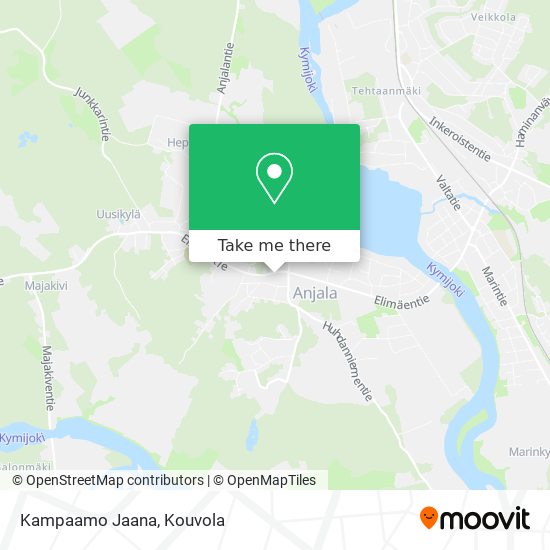 Kampaamo Jaana map