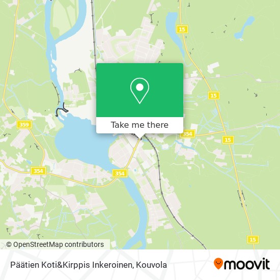 Päätien Koti&Kirppis Inkeroinen map