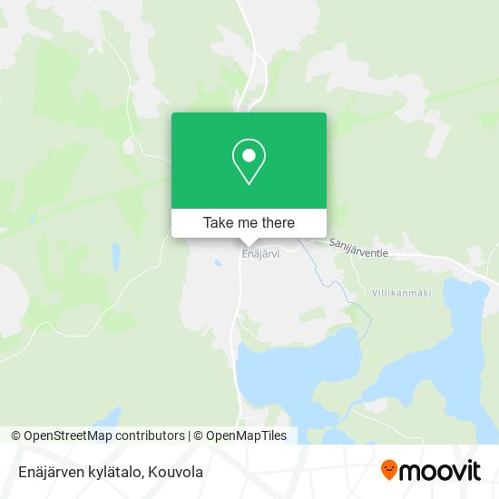 Enäjärven kylätalo map