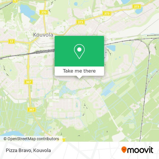 Pizza Bravo map
