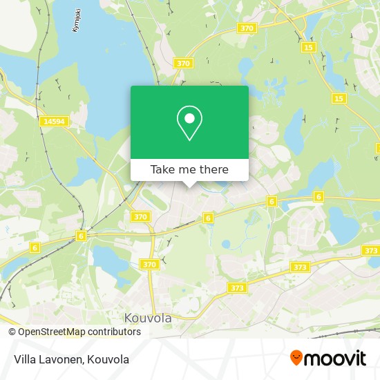 Villa Lavonen map