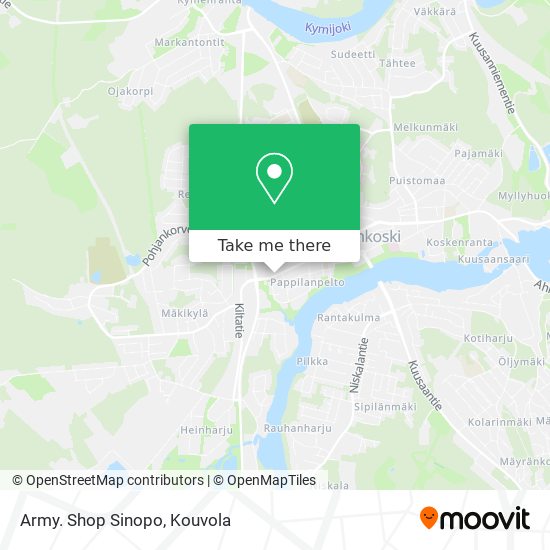 Army. Shop Sinopo map