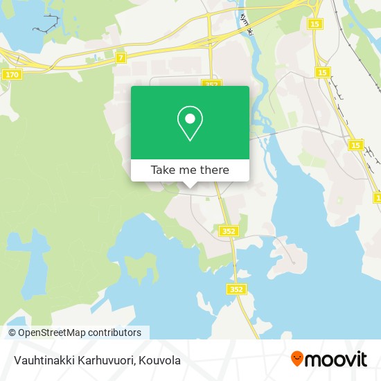 Vauhtinakki Karhuvuori map