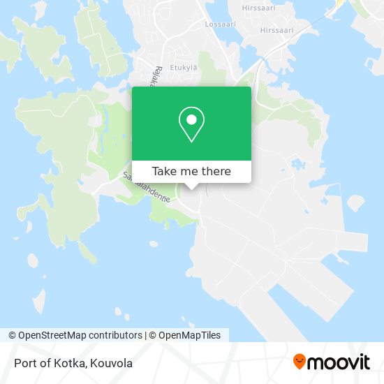 Port of Kotka map