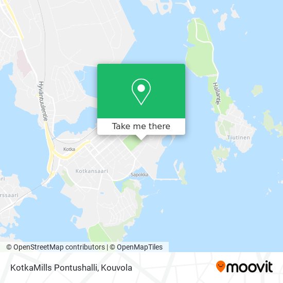 KotkaMills Pontushalli map