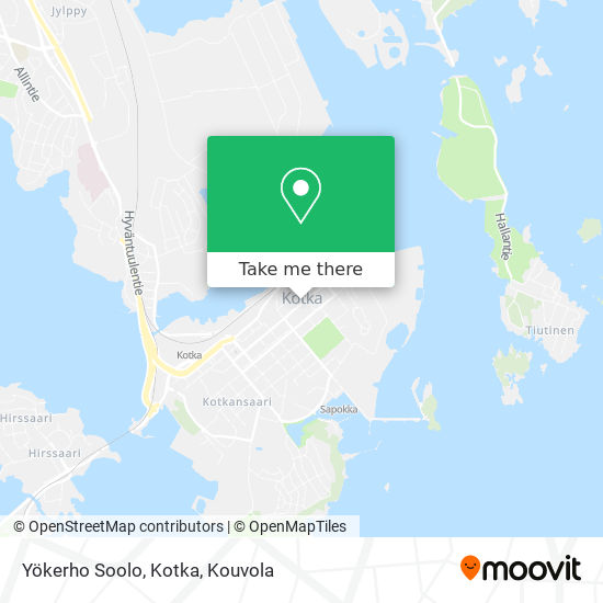 Yökerho Soolo, Kotka map