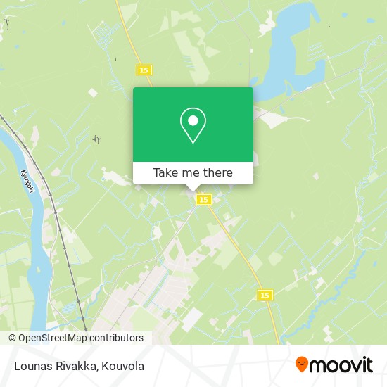 Lounas Rivakka map