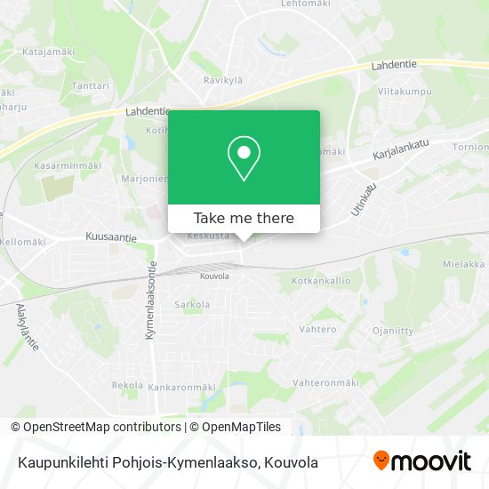 Kaupunkilehti Pohjois-Kymenlaakso map