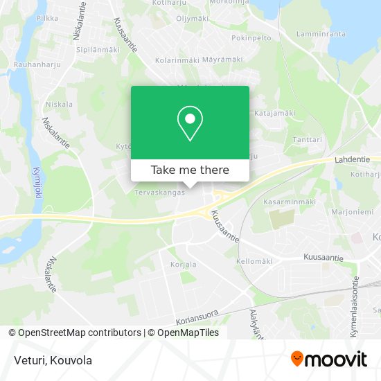 How to get to Veturi in Kouvola by Bus?