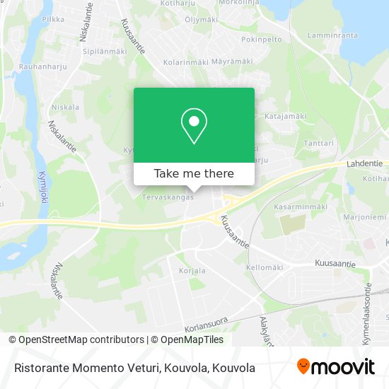 Ristorante Momento Veturi, Kouvola map