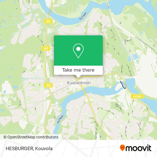 HESBURGER map