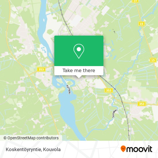 Koskentöyryntie map