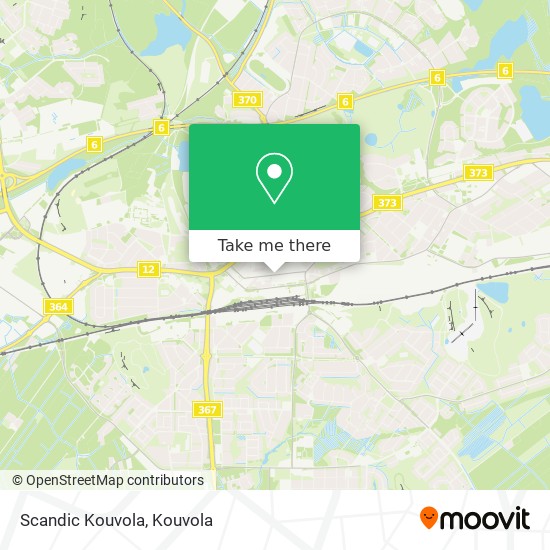 Scandic Kouvola map