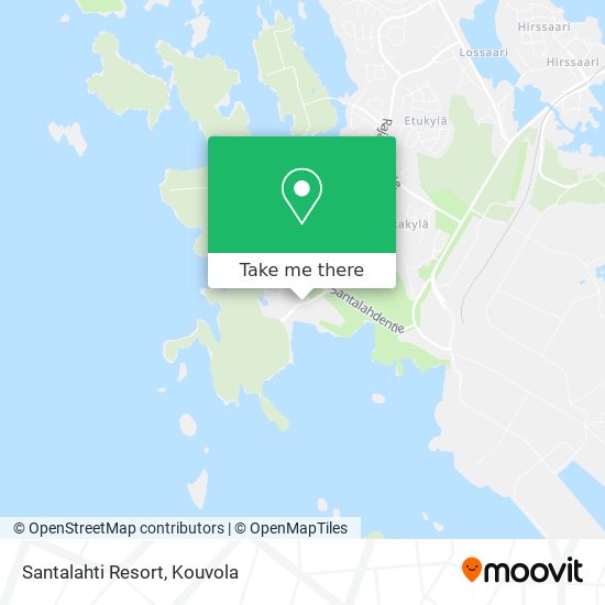 Santalahti Resort map