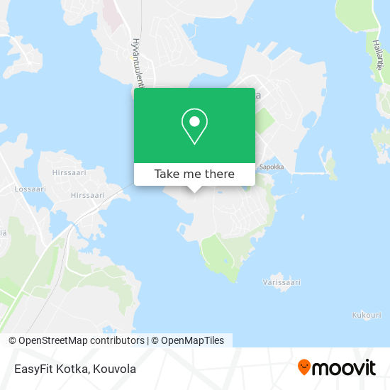 EasyFit Kotka map