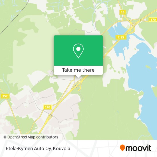 Etelä-Kymen Auto Oy map