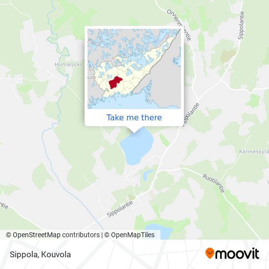 Sippola map
