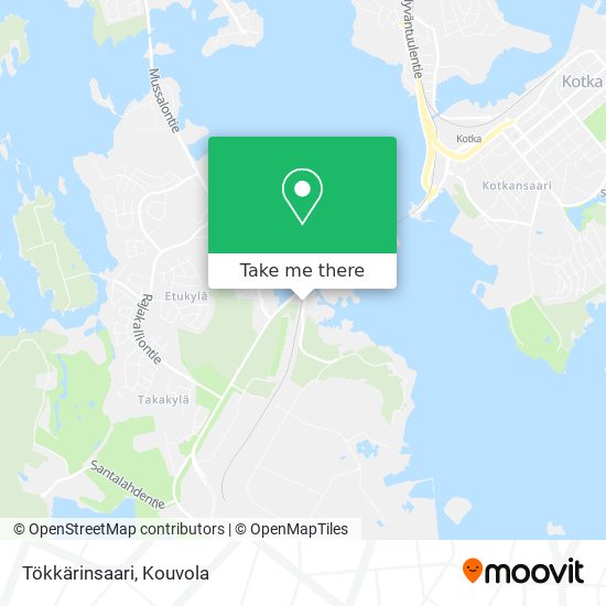 Tökkärinsaari map