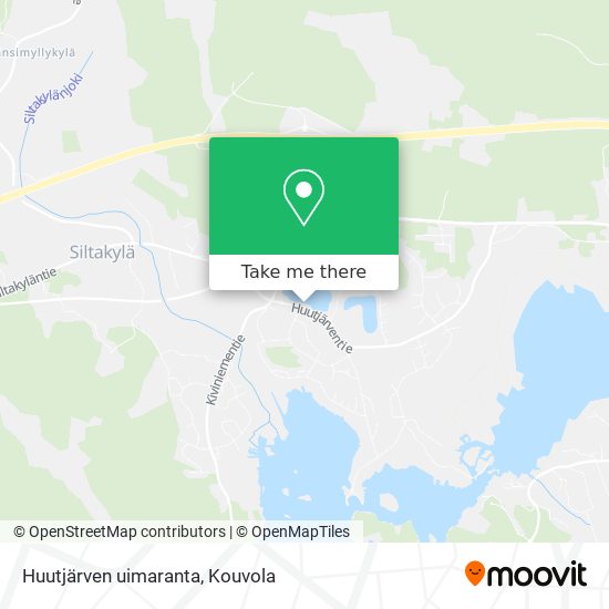 Huutjärven uimaranta map