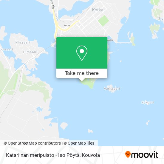 Katariinan meripuisto - Iso Pöytä map