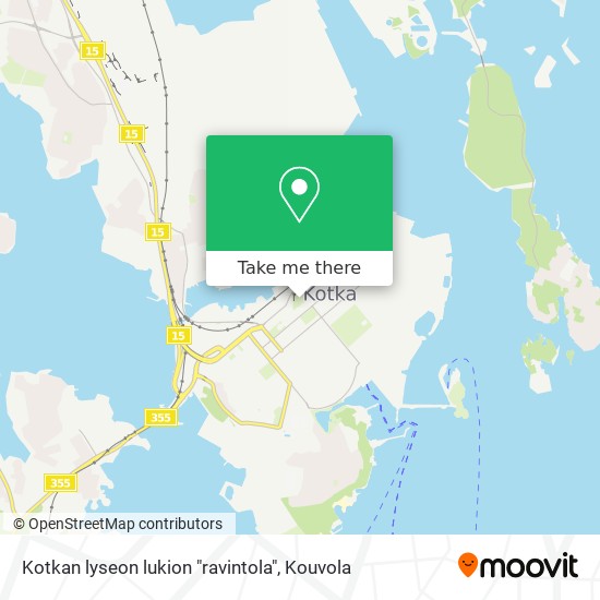 Kotkan lyseon lukion "ravintola" map