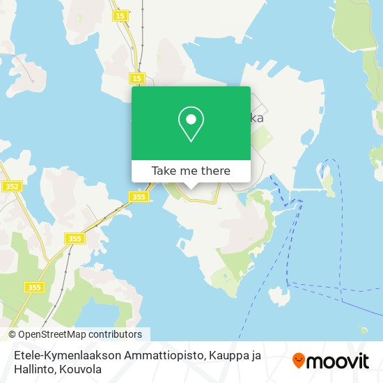 Etele-Kymenlaakson Ammattiopisto, Kauppa ja Hallinto map
