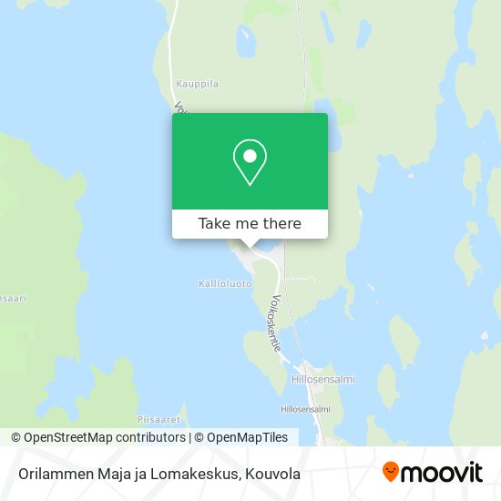 Orilammen Maja ja Lomakeskus map