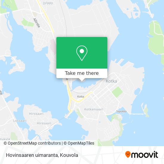 Hovinsaaren uimaranta map