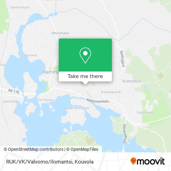 RUK/VK/Valvomo/Ilomantsi map
