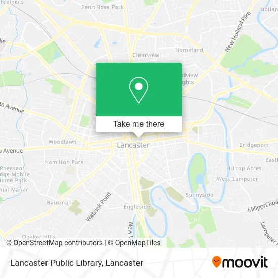 Lancaster Public Library map