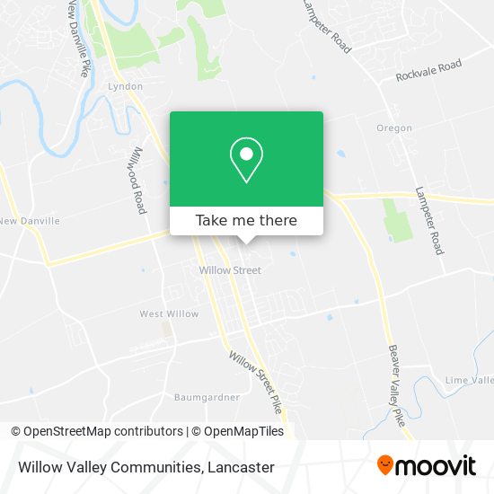 Mapa de Willow Valley Communities