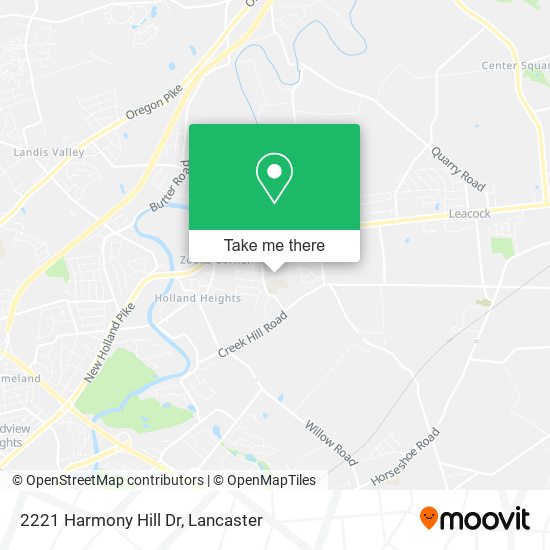 Mapa de 2221 Harmony Hill Dr