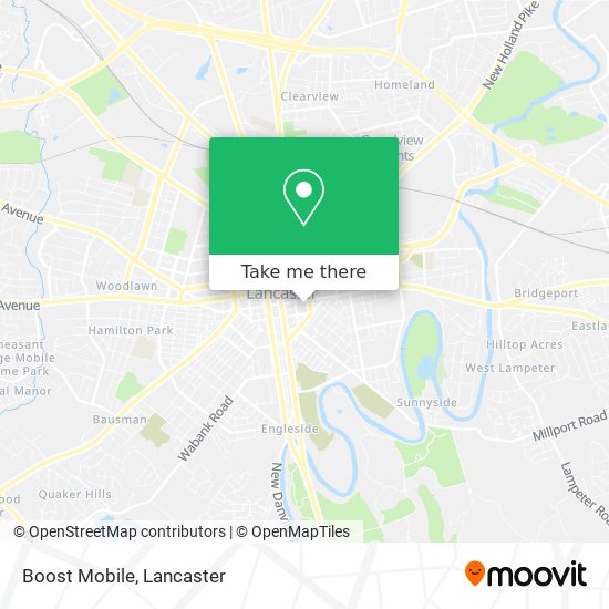 Boost Mobile map