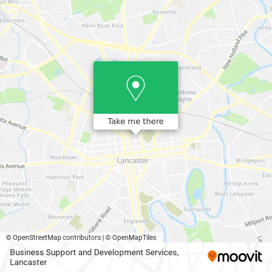Business Support and Development Services map