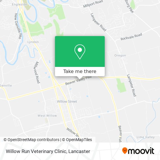 Mapa de Willow Run Veterinary Clinic