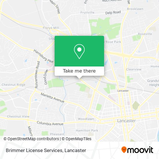 Mapa de Brimmer License Services