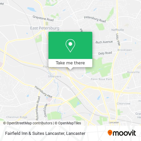 Mapa de Fairfield Inn & Suites Lancaster