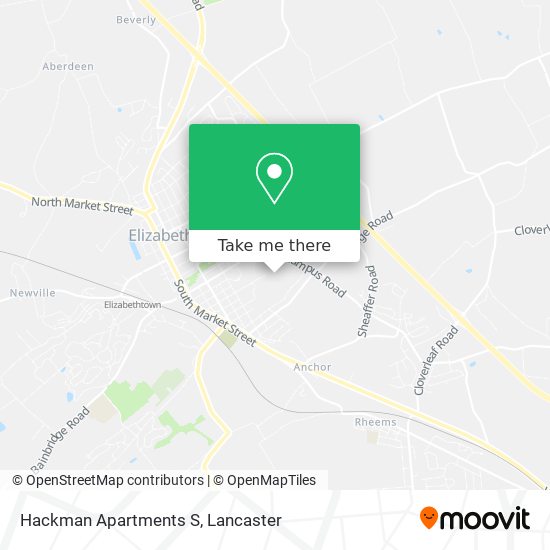 Hackman Apartments S map