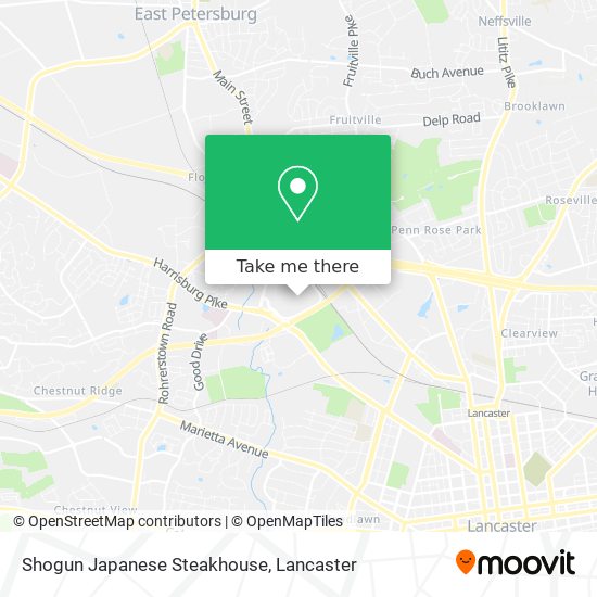 Mapa de Shogun Japanese Steakhouse