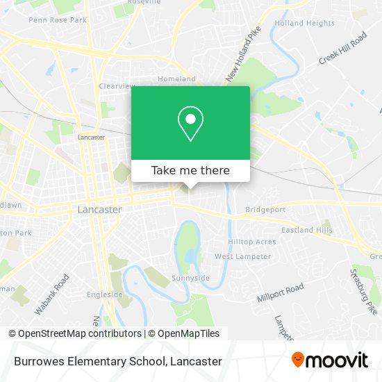 Burrowes Elementary School map