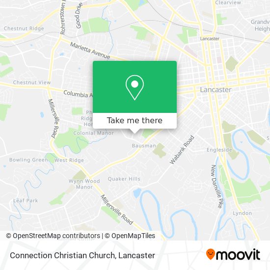 Connection Christian Church map